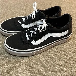 Vans Classic Black and White Sneakers